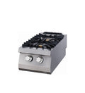 Premium cuisinière - 2 brûleurs - unité simple - profondeur 90 cm - gaz