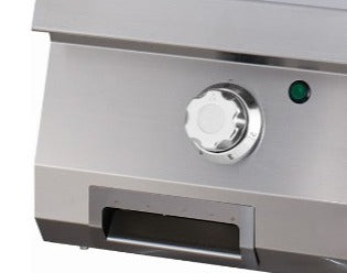 Premium plaque de gril - lisse - unité simple - profondeur 90 cm - électrique