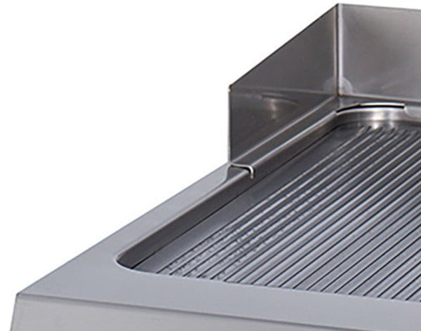 Premium plaque de gril - lisse - unité double - profondeur 90 cm - électrique