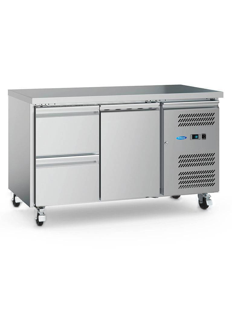 Réfrigérateur de comptoir - 136 cm - 2 portes