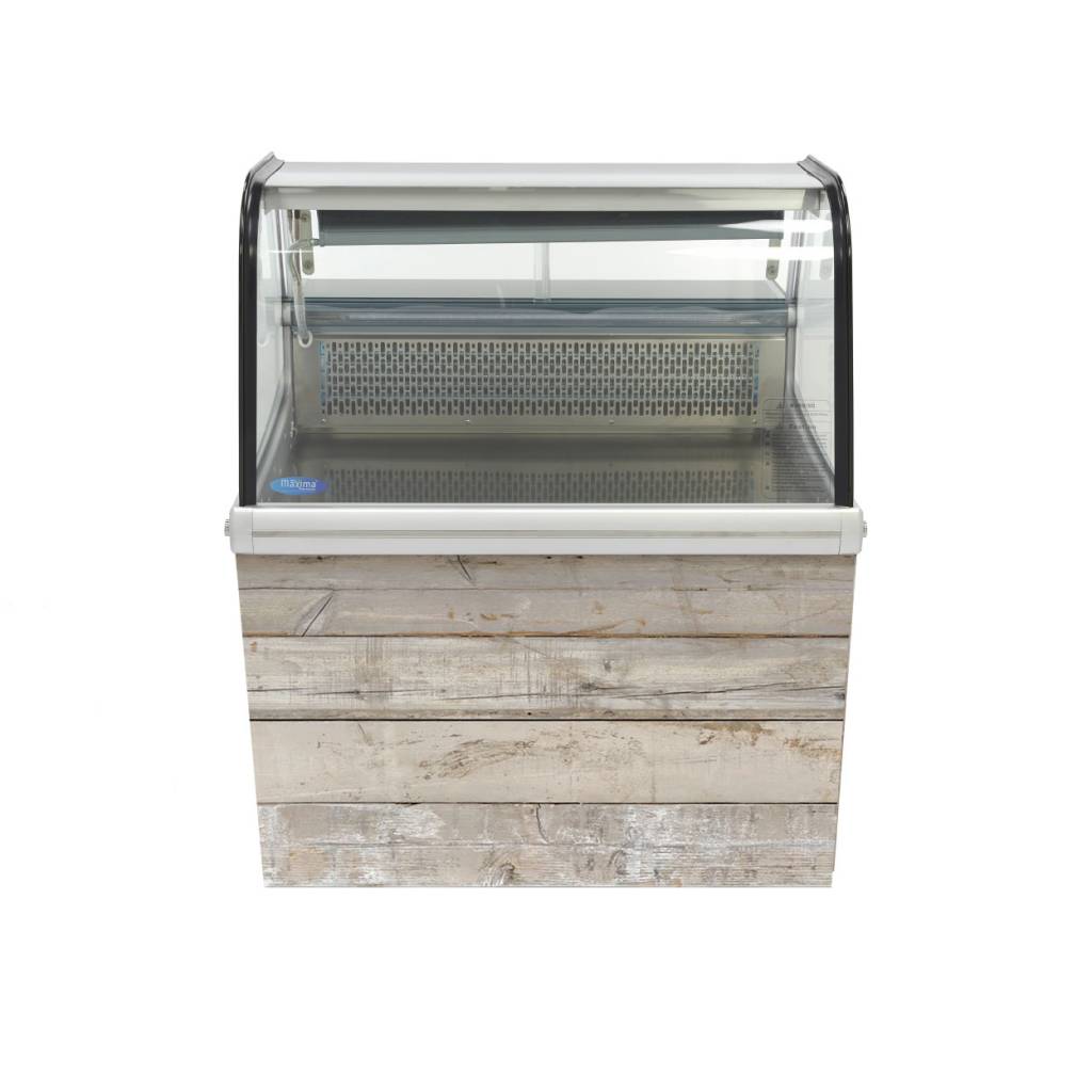 Vitrine réfrigérée - 175 L - 92 cm - avec support