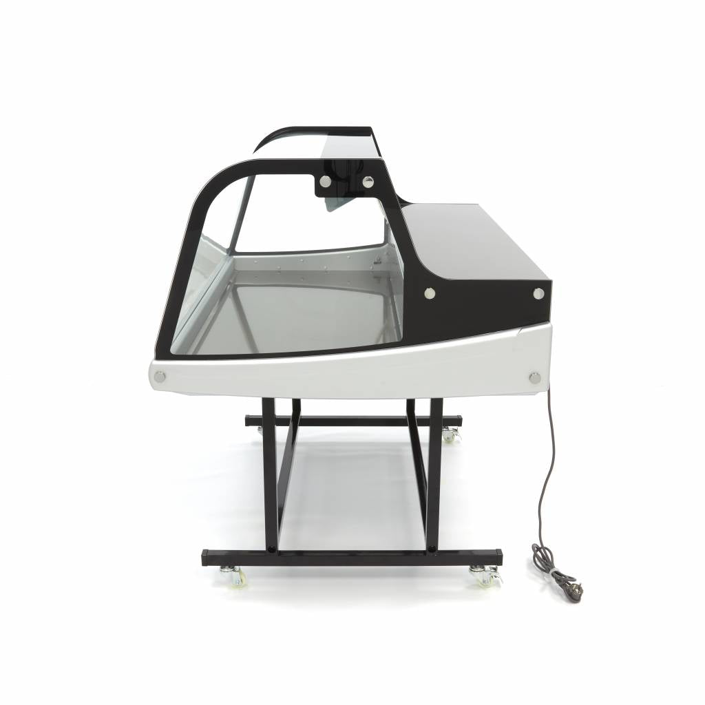 Vitrine réfrigérée - 255 L - 125 cm - avec support