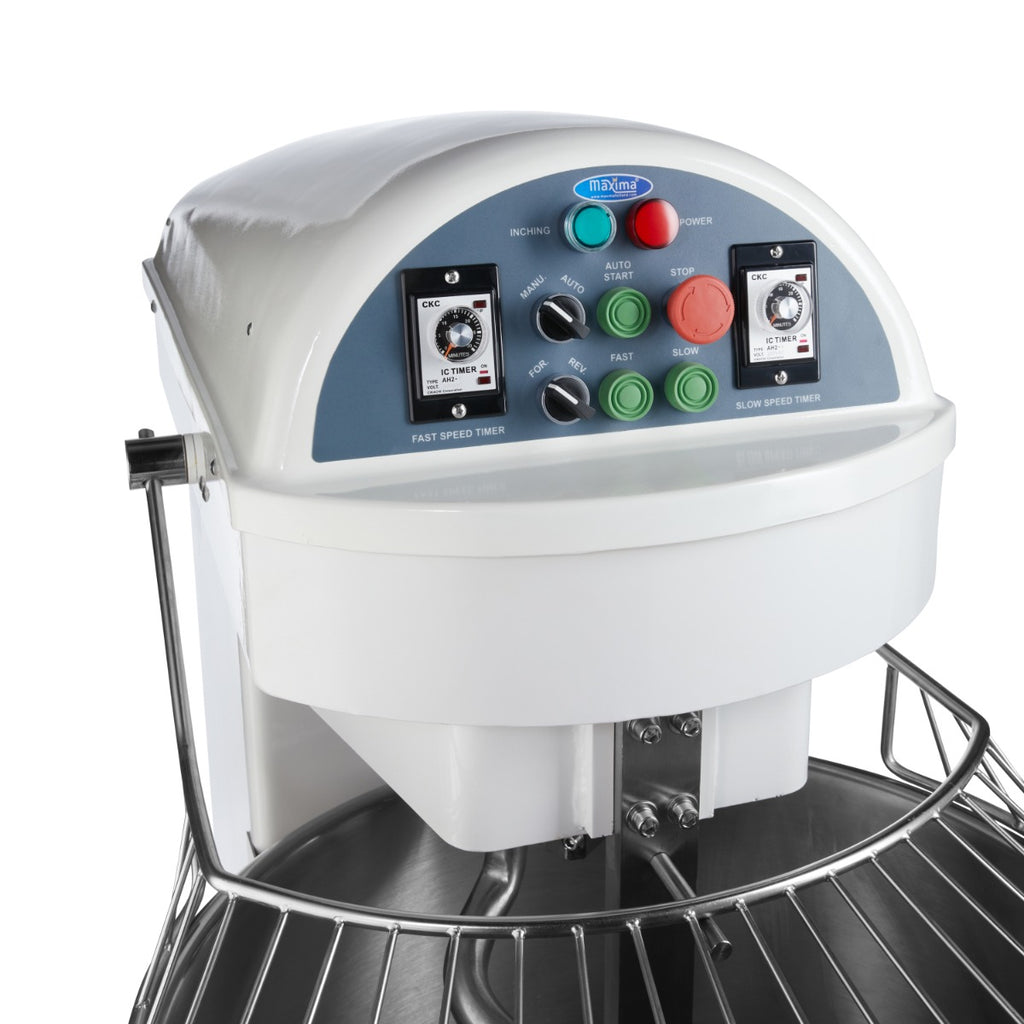 Pétrin à spirale / pétrin à pâte - 100 L - 64 kg de pâte - 2 vitesses - 400V