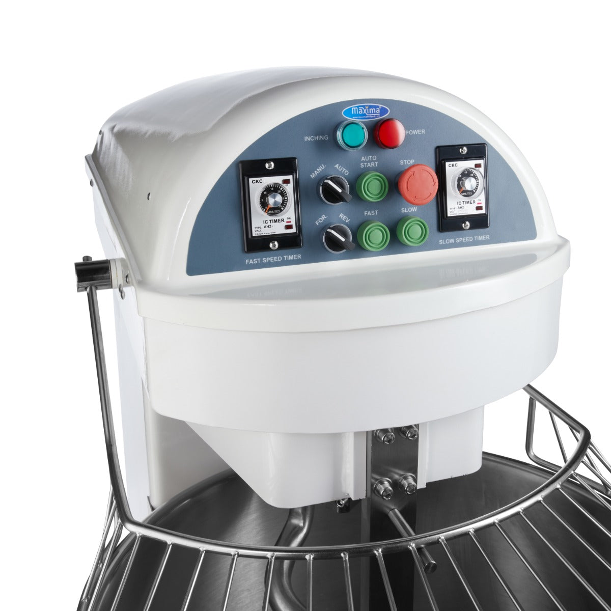 Pétrin à spirale / pétrin à pâte - 100 L - 64 kg de pâte - 2 vitesses - 400V