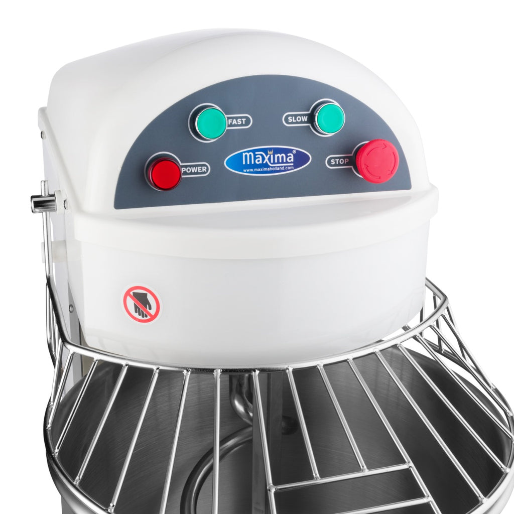 Pétrin à spirale / pétrin à pâte - 20 L - 13 kg de pâte - 2 vitesses