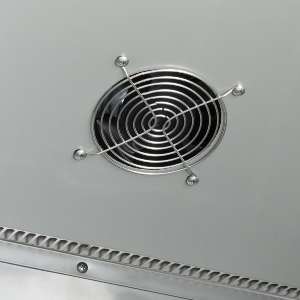 Réfrigérateur à poisson - 600 L - 7 conteneurs (60 x 40 cm) - sur roulettes - acier inoxydable