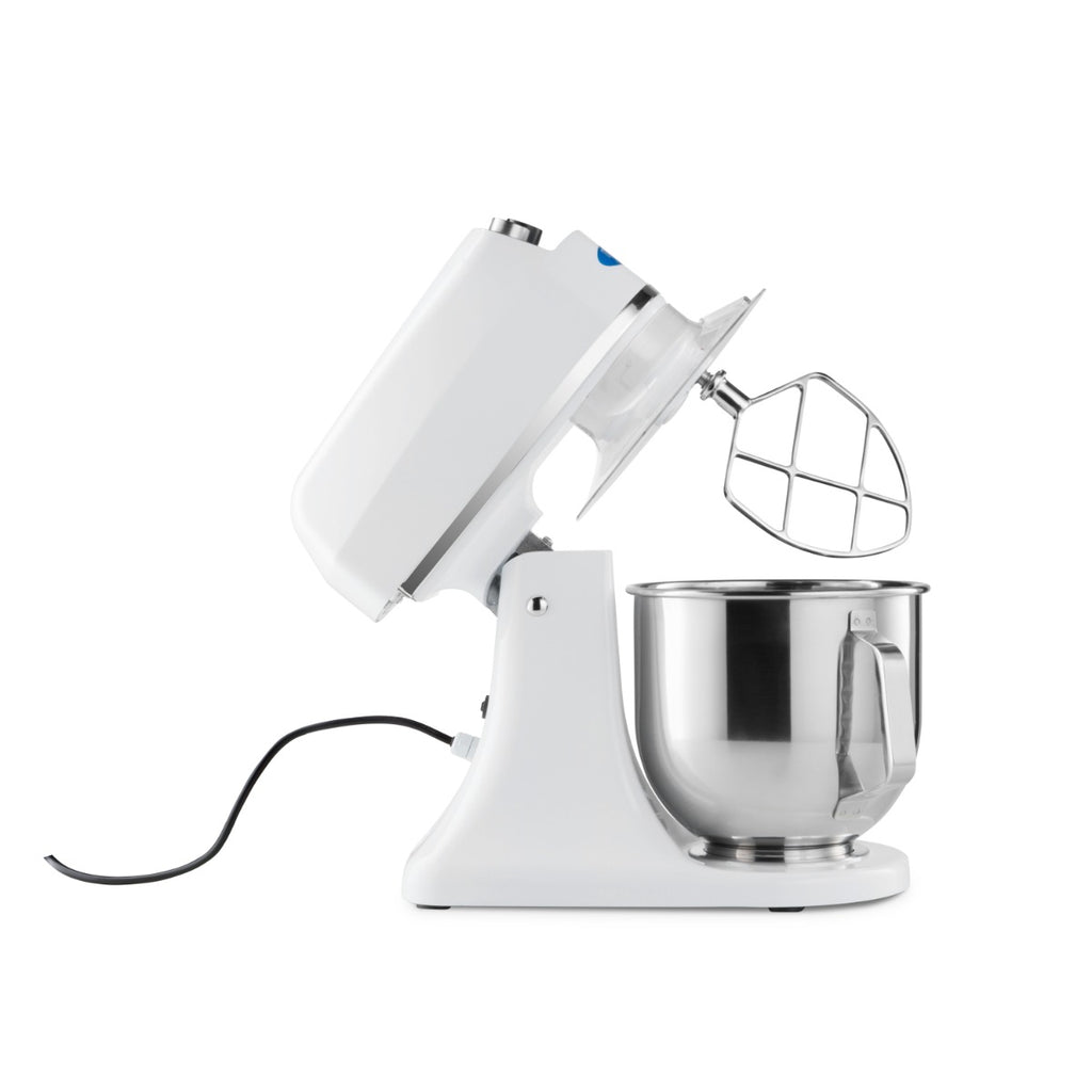 Mixer planétaire - 7 L - jusqu'à 2 kg de pâte - blanc
