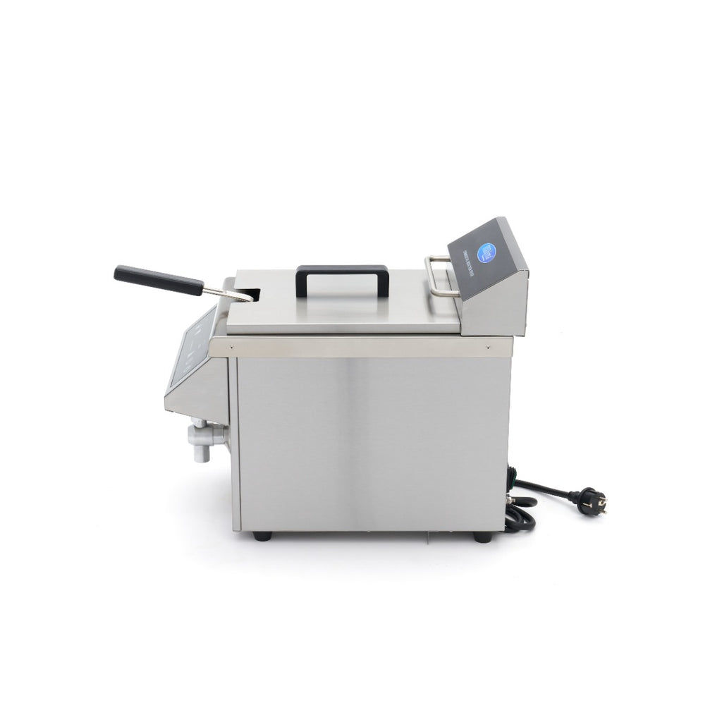 Friteuse - 8 L - 1 panier - induction - avec robinet de vidange