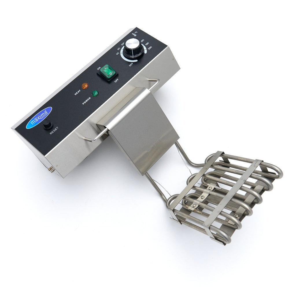 Friteuse - 16 L - 1 panier - avec robinet de vidange et support - 230V