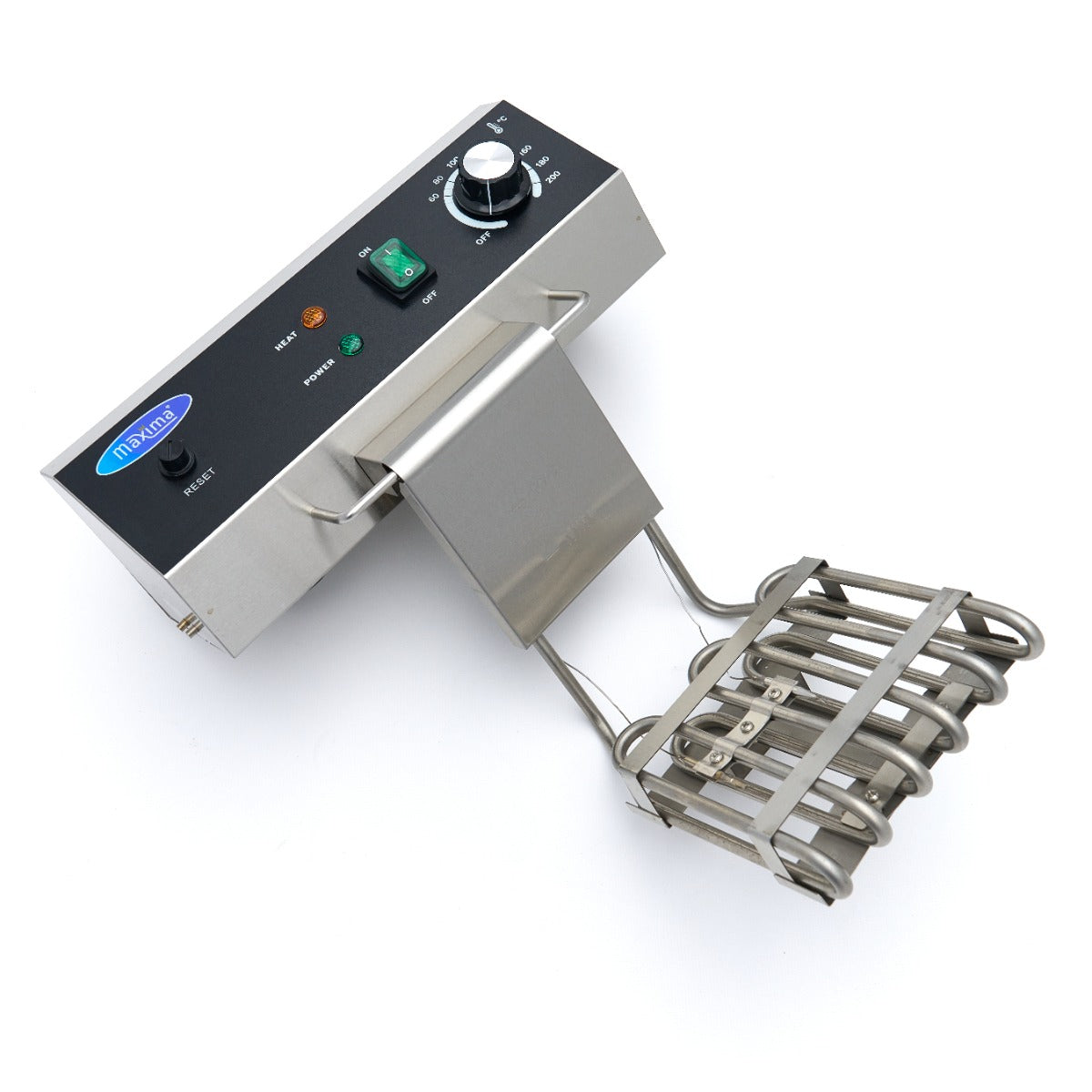 Friteuse - 16 L - 1 panier - avec robinet de vidange et support - 230V
