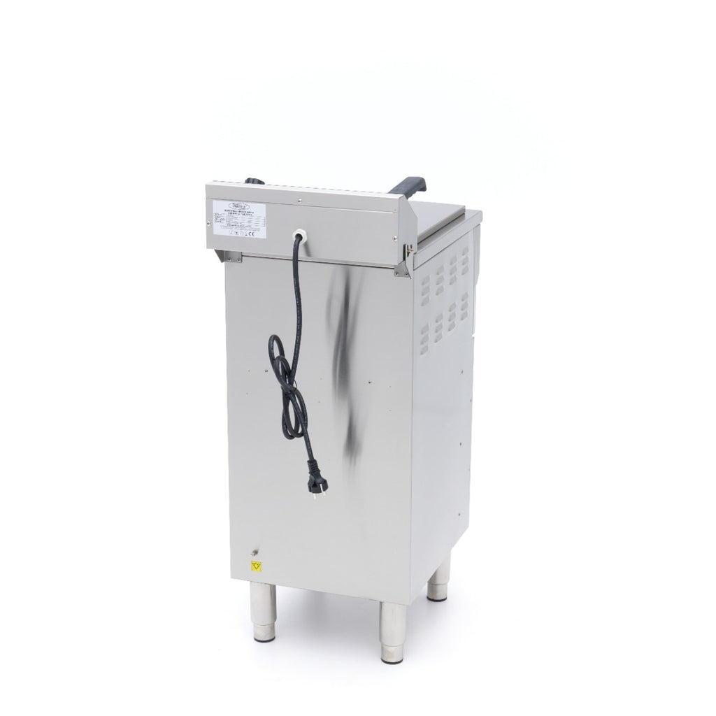 Friteuse - 16 L - 1 panier - avec robinet de vidange et support - 230V