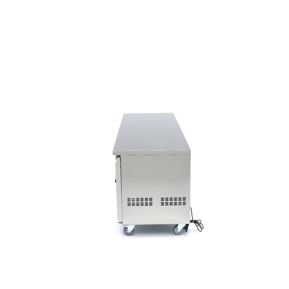 Réfrigérateur de comptoir - 223 cm - 4 portes vitrées