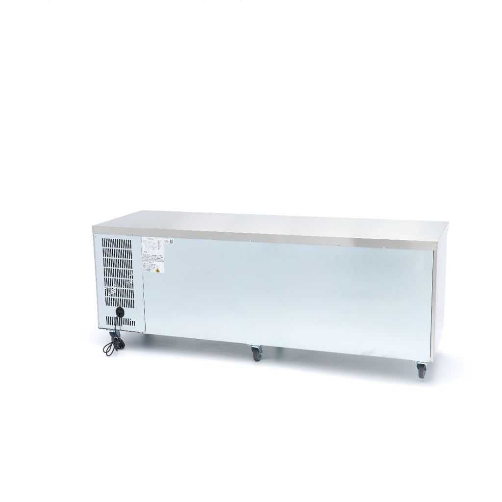 Réfrigérateur de comptoir - 223 cm - 4 portes vitrées
