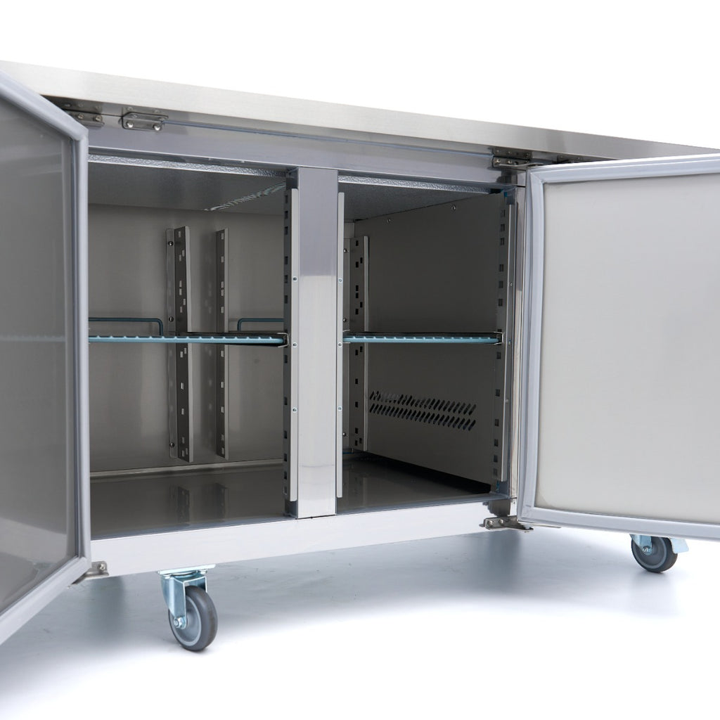 Réfrigérateur de comptoir - 223 cm - 4 portes