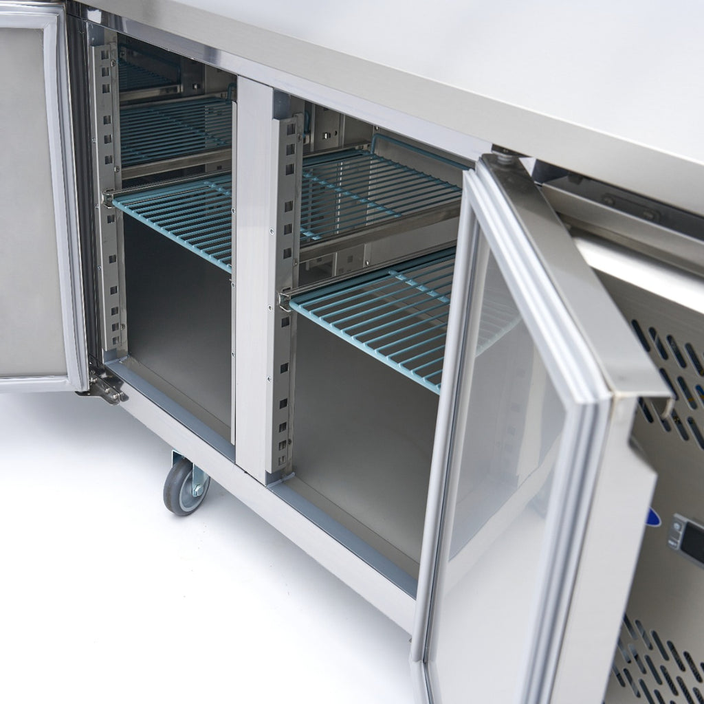 Réfrigérateur de comptoir - 223 cm - 4 portes