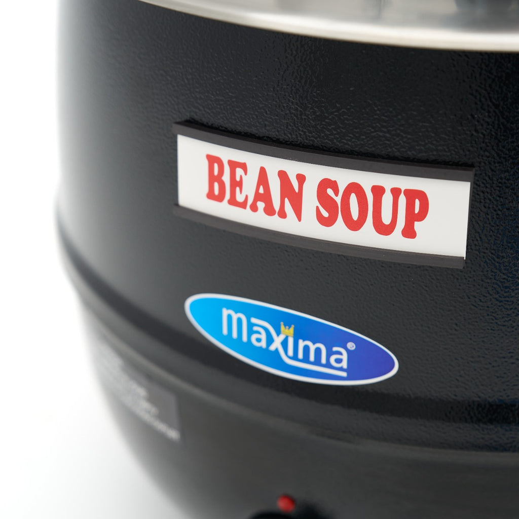 Marmite à soupe – 10 L – pot intérieur amovible – avec encoche pour louche
