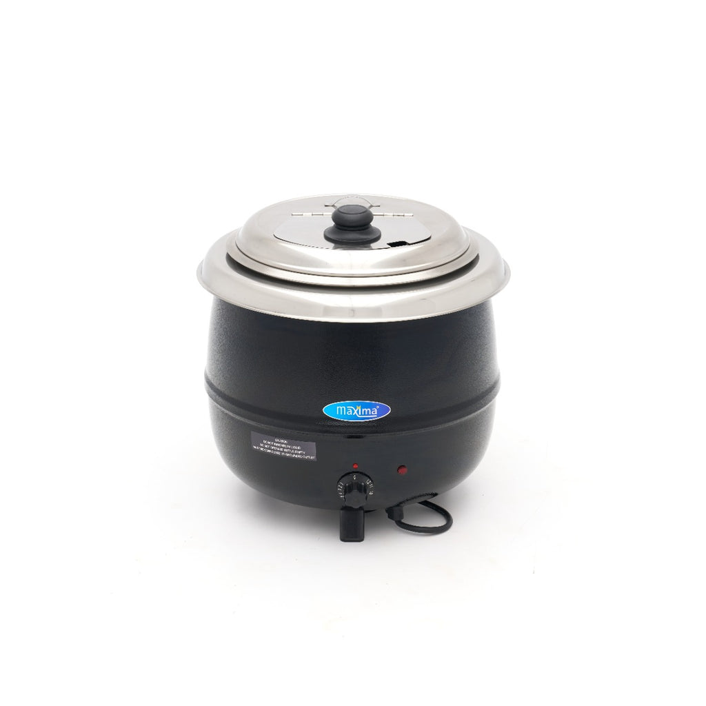 Marmite à soupe – 13 L – Pot intérieur amovible – avec couvercle intégré et encoche pour louche