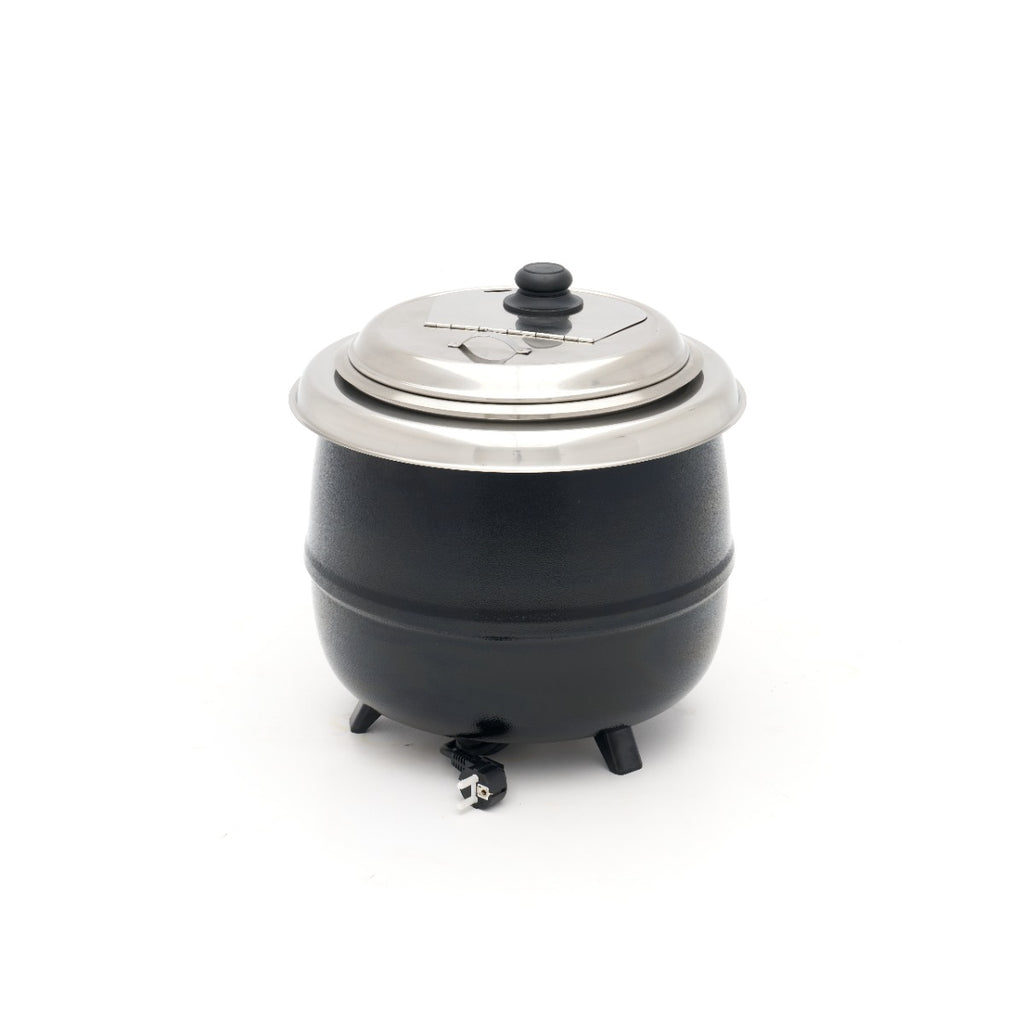 Marmite à soupe – 13 L – Pot intérieur amovible – avec couvercle intégré et encoche pour louche