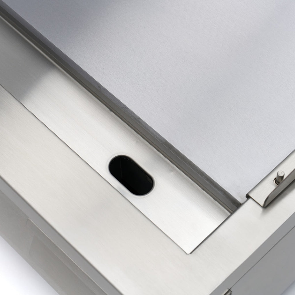 Plancha à induction 700 - lisse et rainurée - 5 000 W - double