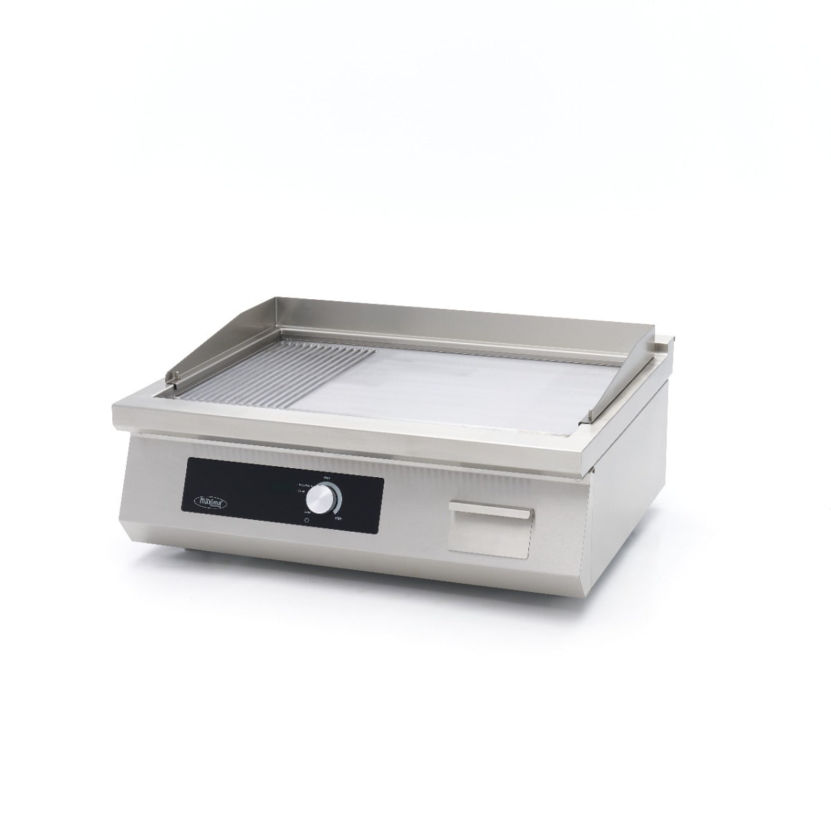 Plancha à induction 700 - lisse et rainurée - 5 000 W - double