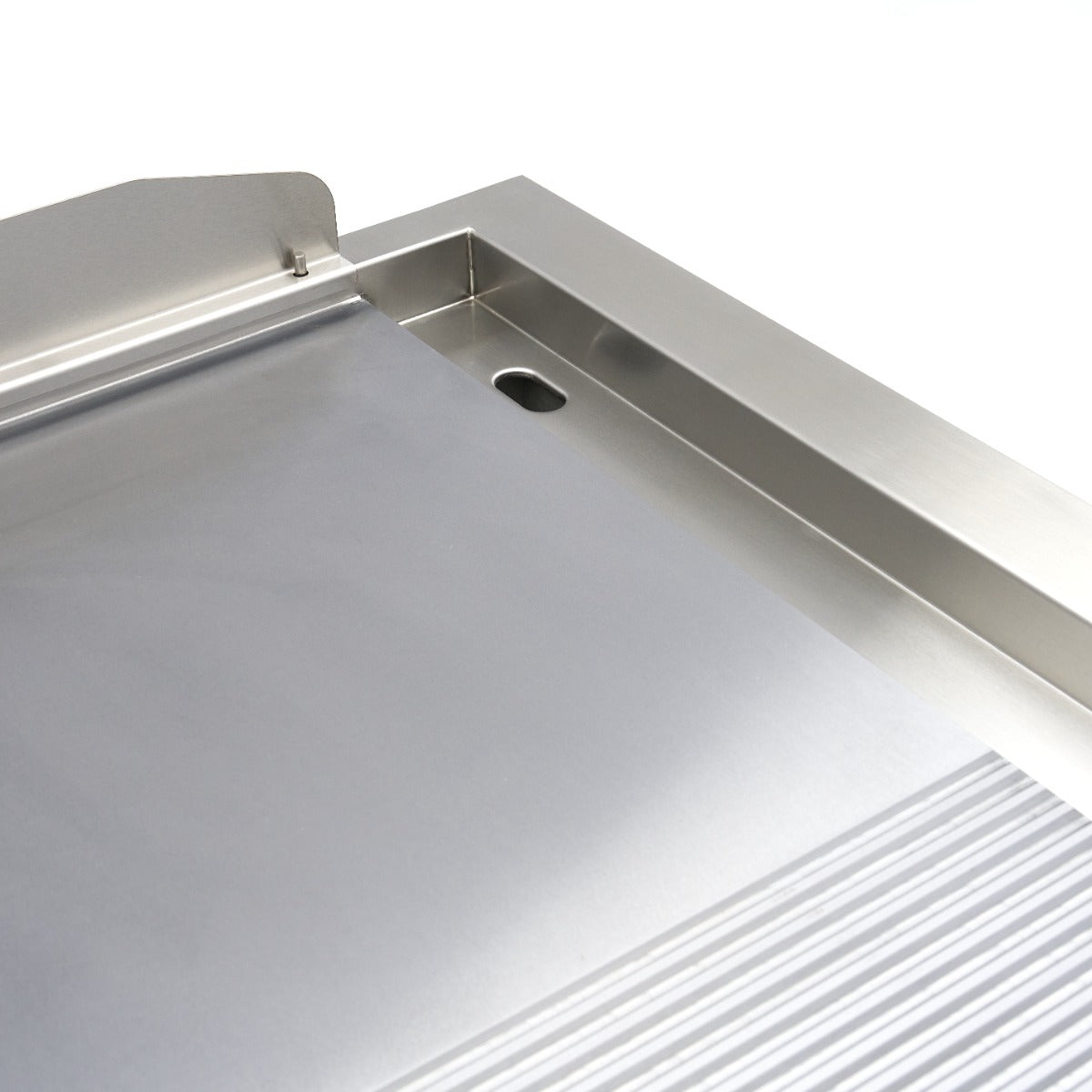 Plancha à induction 700 - lisse et rainurée - 10 000 W - double - avec support