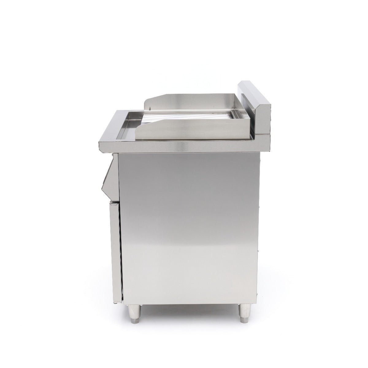 Plancha à induction 700 - lisse et rainurée - 10 000 W - double - avec support