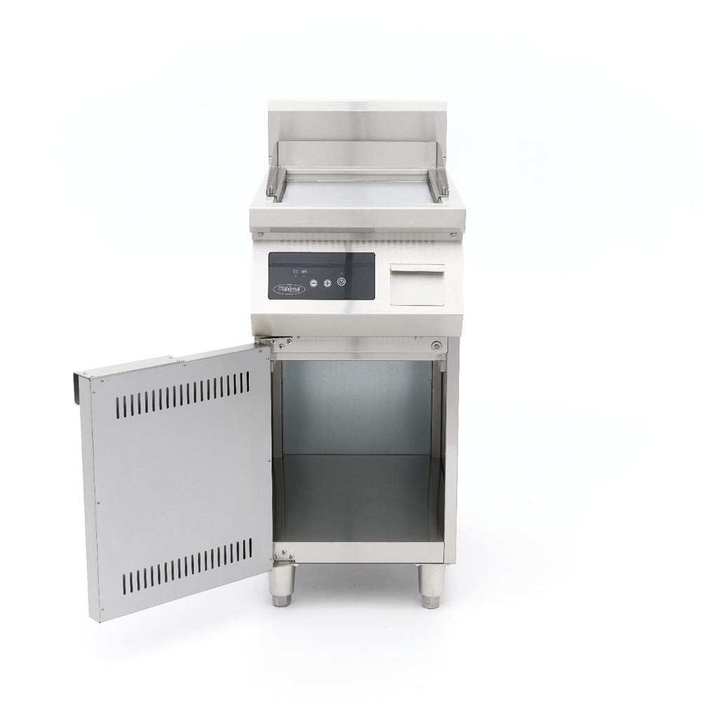 Plancha à induction 700 – lisse – 5 000 W - simple – avec support
