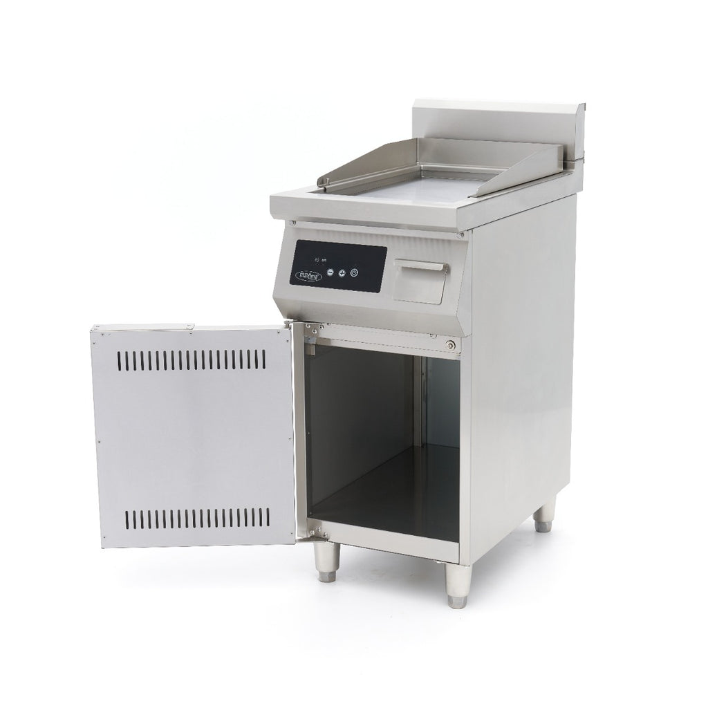 Plancha à induction 700 – lisse – 5 000 W - simple – avec support