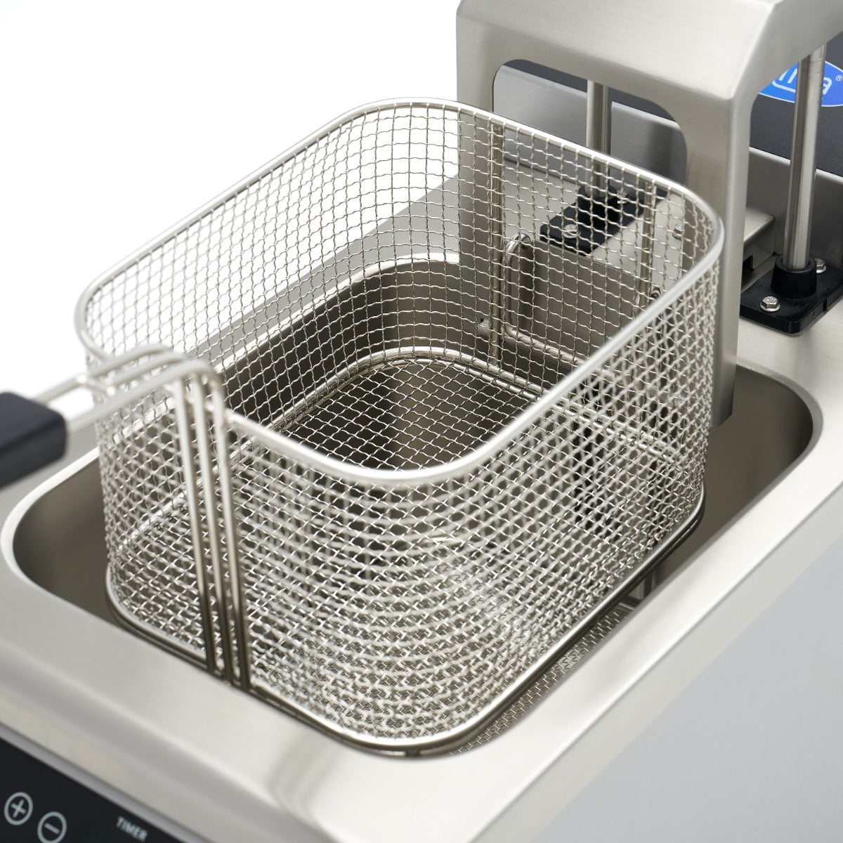 Friteuse - 8 L - 1 panier - induction - système de levage - avec robinet de vidange