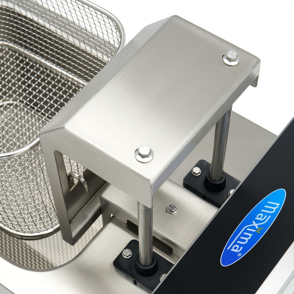 Friteuse - 8 L - 1 panier - induction - système de levage - avec robinet de vidange