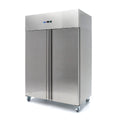 Congélateur - 1200 L - 6 étagères réglables (2/1 GN) - acier inoxydable - sur roulettes