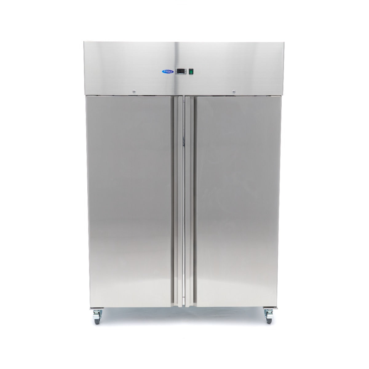 Congélateur - 1200 L - 6 étagères réglables (2/1 GN) - acier inoxydable - sur roulettes