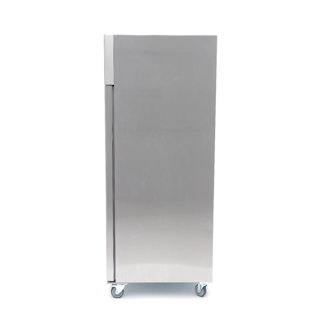 Réfrigérateur - 1200 L - 6 étagères réglables (2/1 GN) - acier inoxydable - sur roulettes