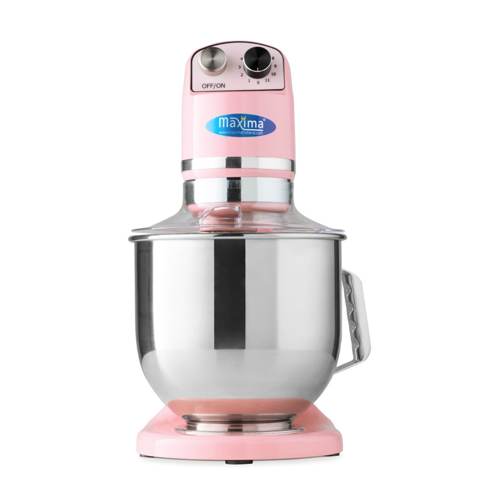 Mixer planétaire - 7 L - jusqu'à 2 kg de pâte - rose
