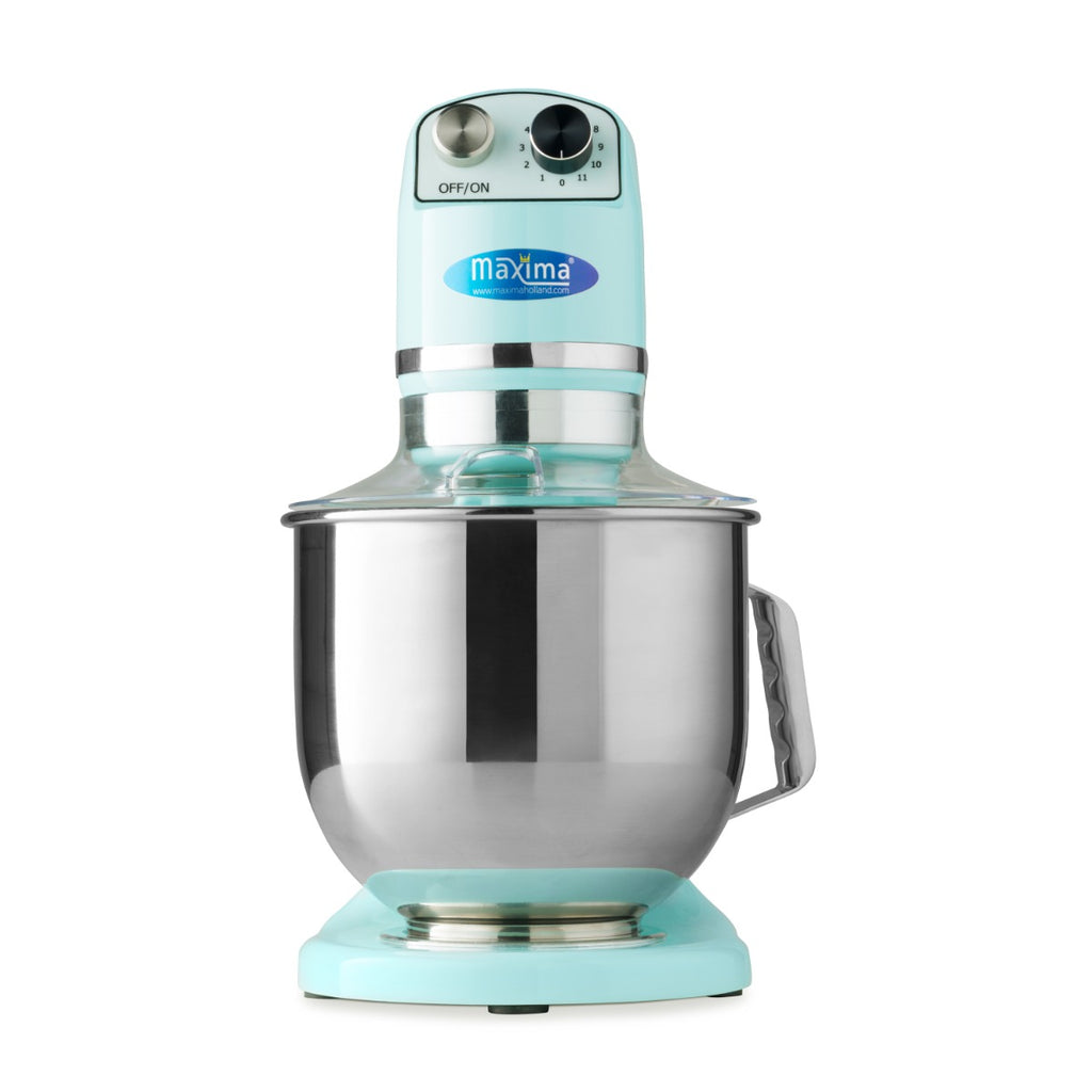Mixer planétaire - 7 L - jusqu'à 2 kg de pâte - bleu