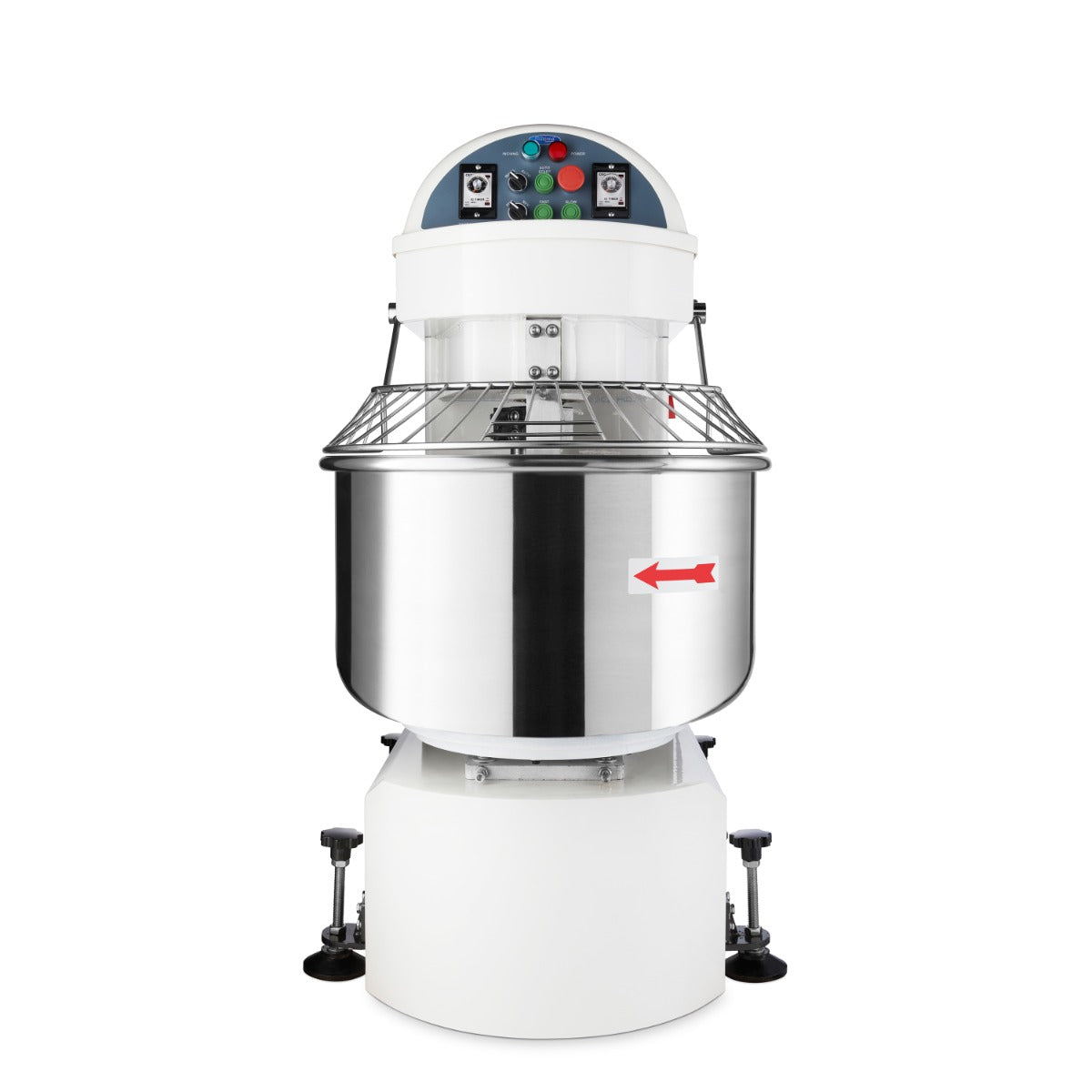 Pétrin à spirale / pétrin à pâte - 100 L - 64 kg de pâte - 2 vitesses - 400V