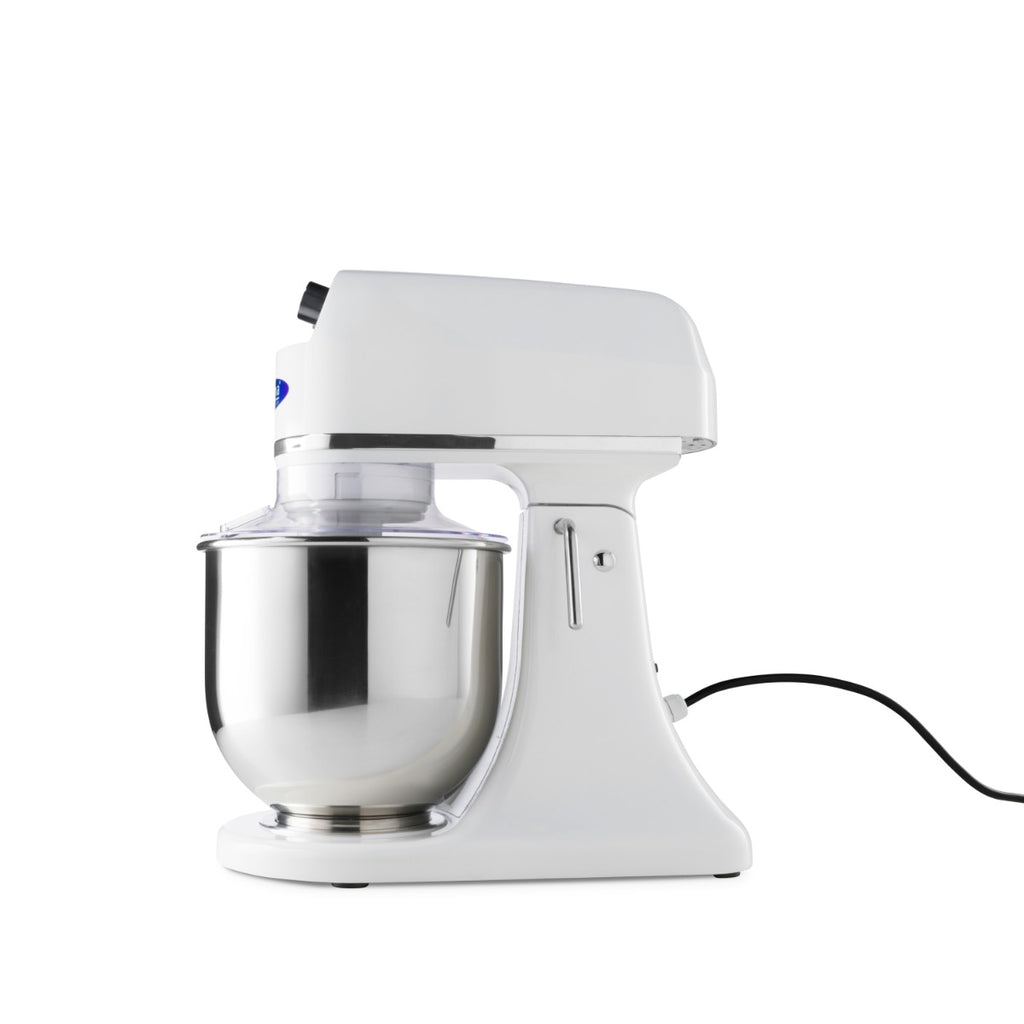 Mixer planétaire - 7 L - jusqu'à 2 kg de pâte - blanc