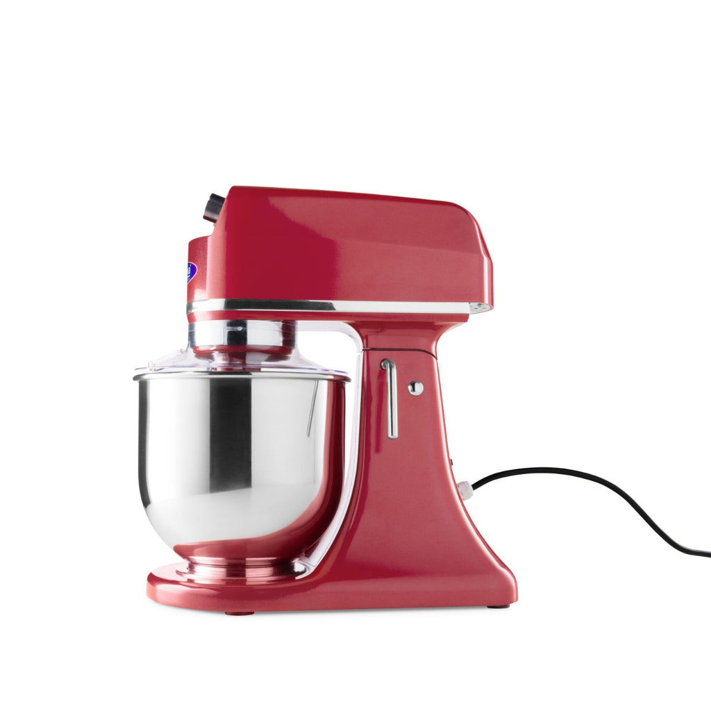 Mixer planétaire - 7 L - jusqu'à  2kg de pâte - rouge framboise