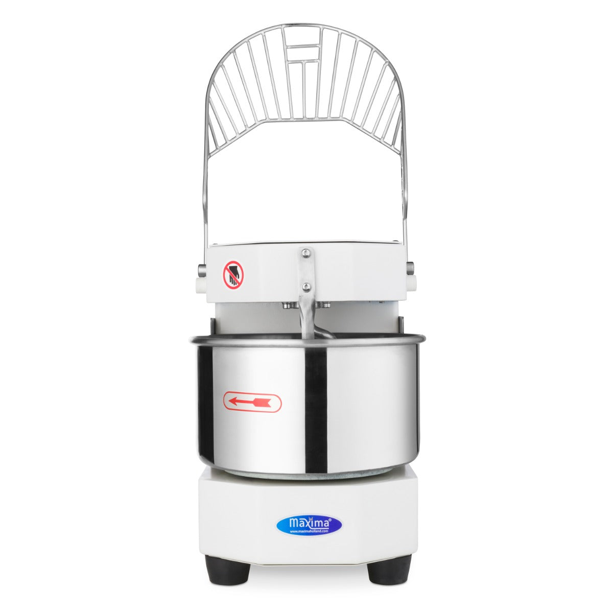 Pétrin à spirale / pétrin à pâte - 8 L - 4,5 kg de pâte - blanc