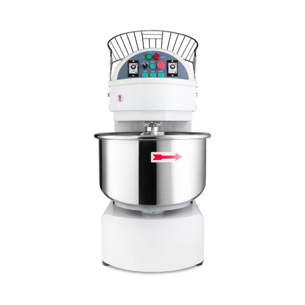 Pétrin à spirale / pétrin à pâte - 75 L - 48 kg de pâte - 2 vitesses