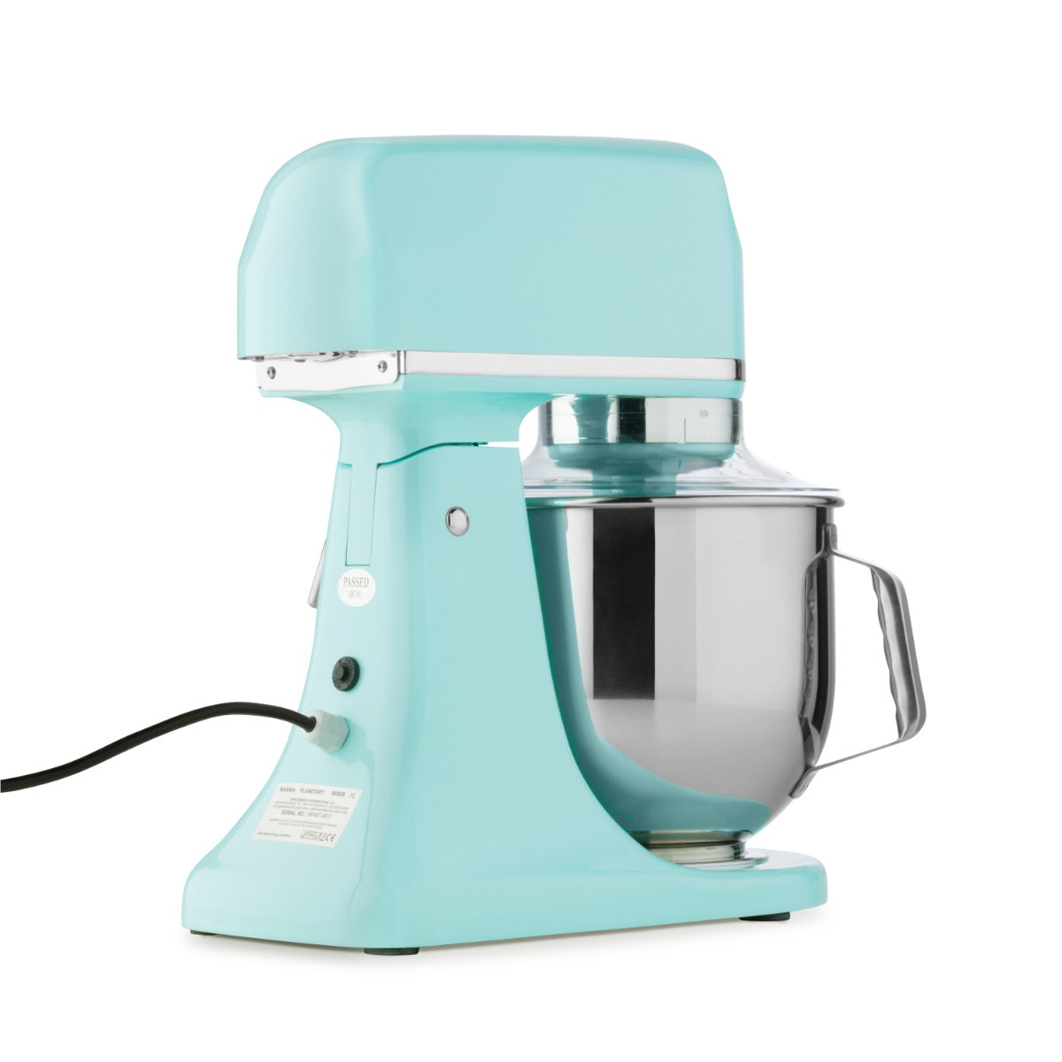 Mixer planétaire - 7 L - jusqu'à 2 kg de pâte - bleu