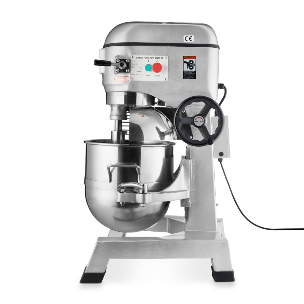 Mixer planétaire - 40 L - jusqu'à 20 kg de pâte - 3 vitesses