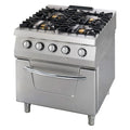 Premium cuisinière - 4 brûleurs - unité double - profondeur 90 cm - gaz