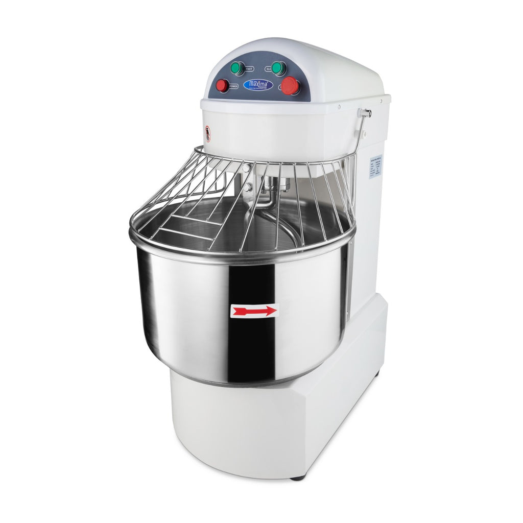 Pétrin à spirale / pétrin à pâte - 50 L - 32 kg de pâte - 2 vitesses