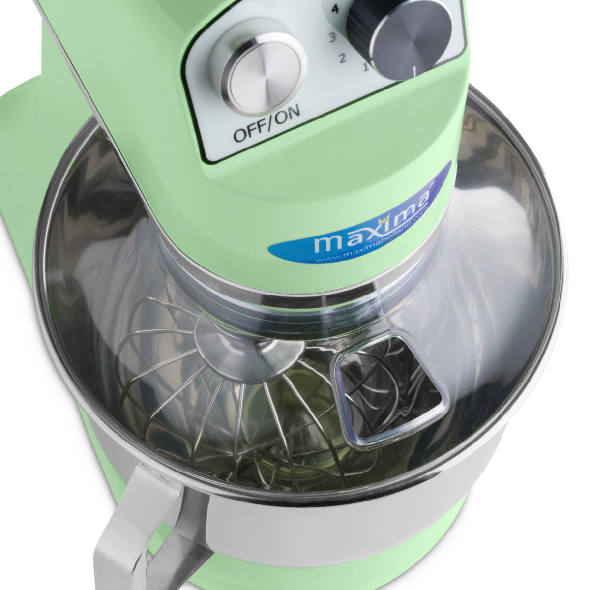 Mixer planétaire - 7 L - jusqu'à 2 kg de pâte - vert
