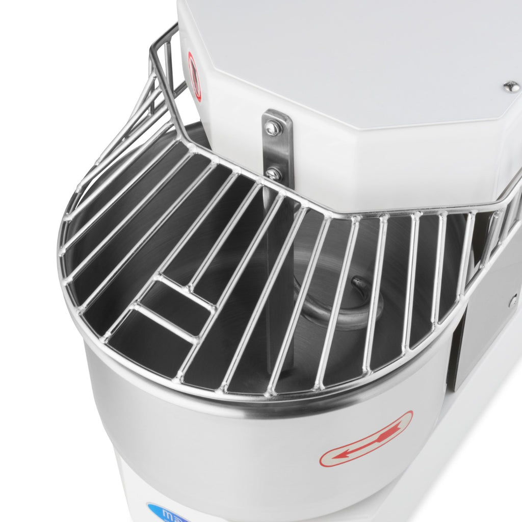 Pétrin à spirale / pétrin à pâte - 8 L - 4,5 kg de pâte - blanc