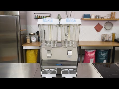 Dispensateur de boissons - 3 x 18 L -  électrique - incl mécanisme d'agitation