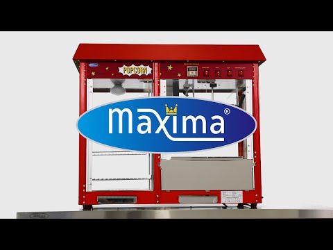 Machine à pop-corn - 150 gr - avec vitrine chauffante