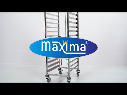 Chariot à plateaux - boulangerie - s'adapte à 16 plateaux (60 x 40c m) - excl plateaux