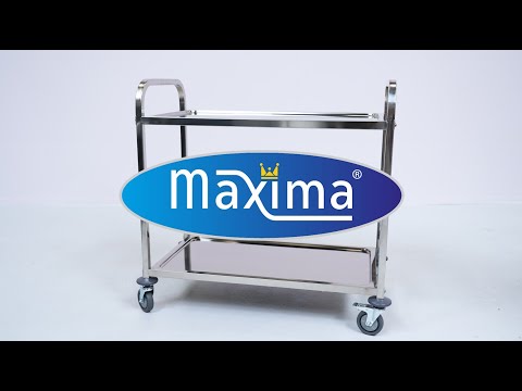Chariot en acier inoxydable - 3 étagères